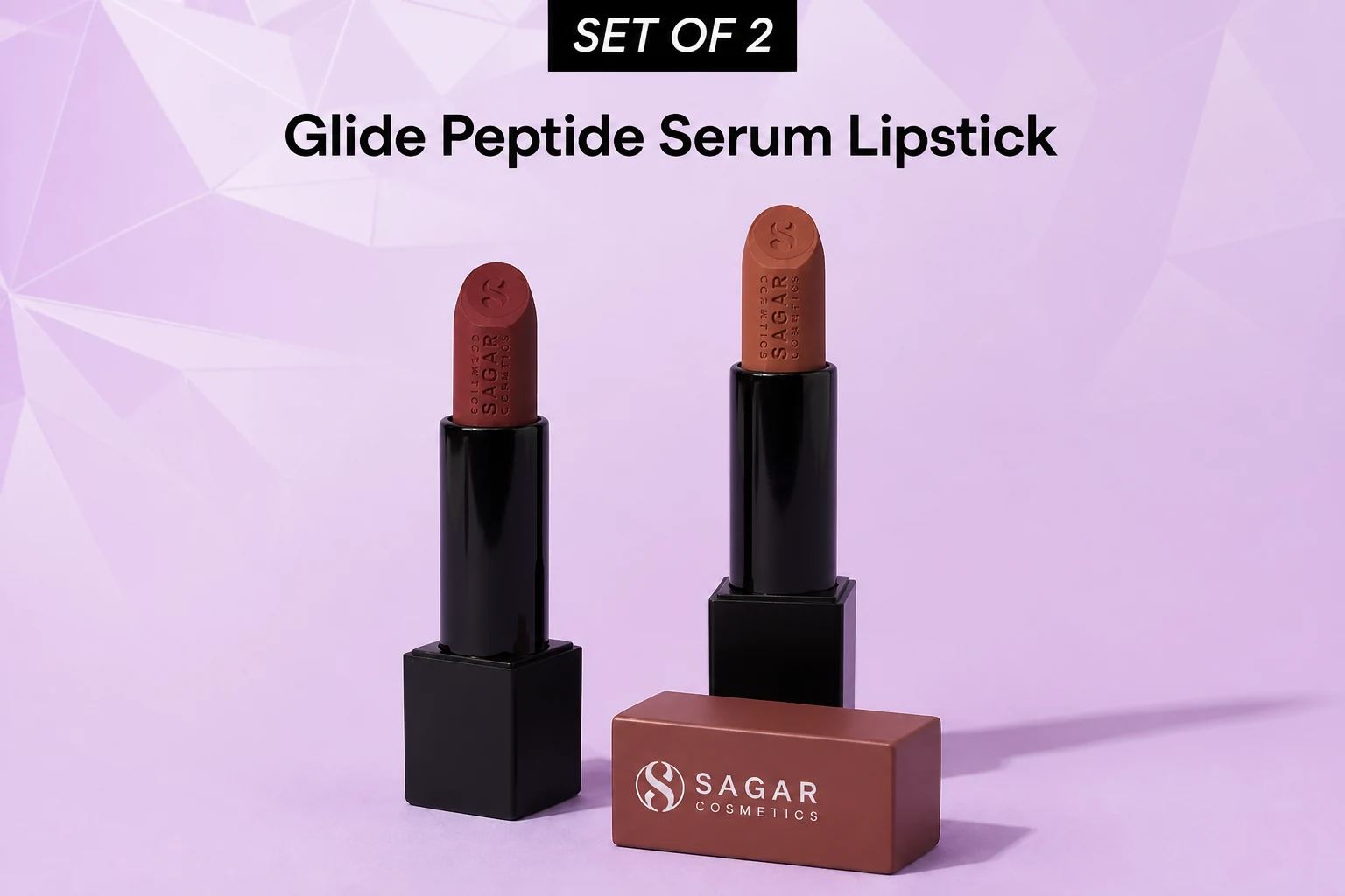 SET OF 2 GLIDE PEPTIDE SERUM LIPSTICK